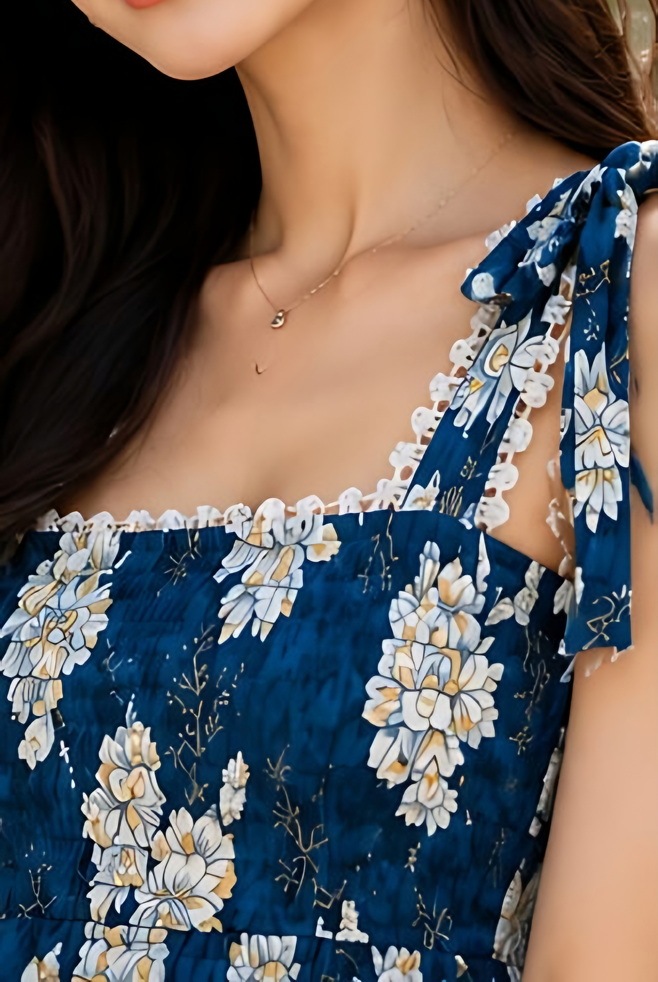 Daisy Floral Smocked Top