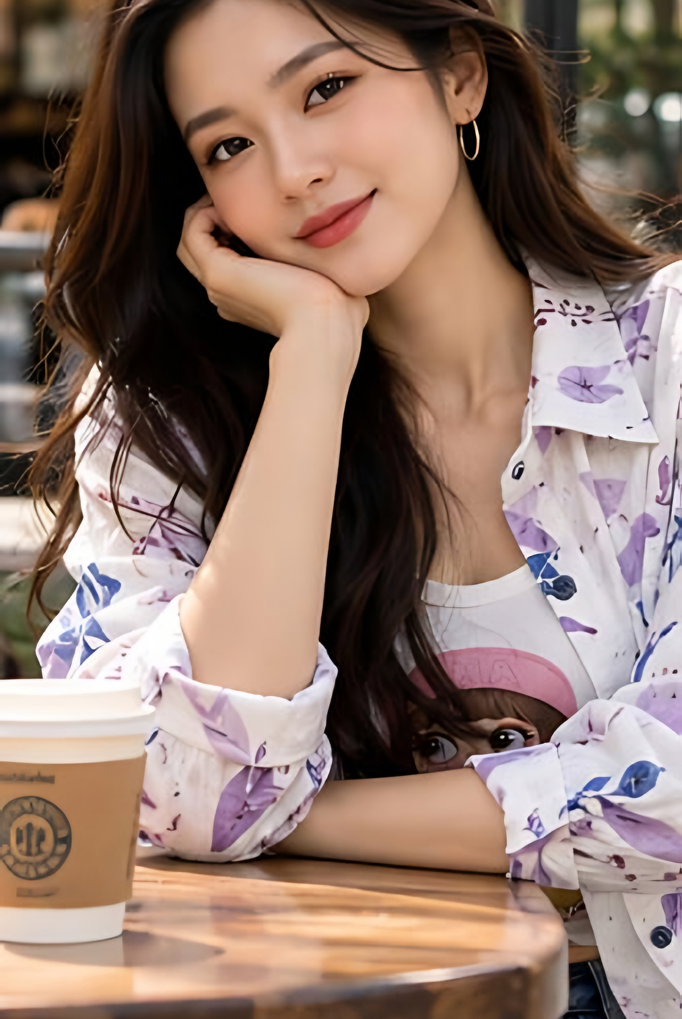 Botanical Crop Shirt + Inner