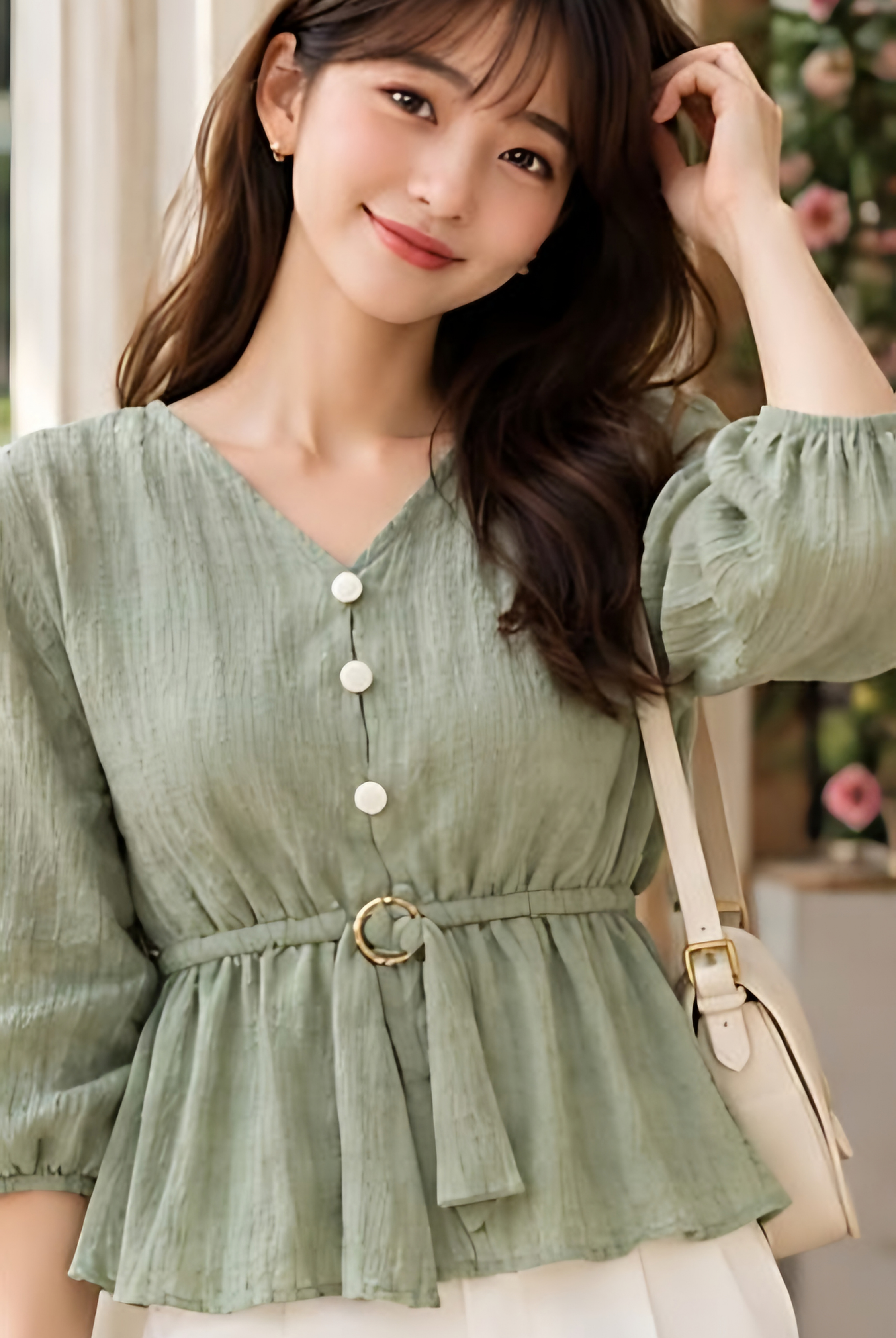 Moon Drawstring Top