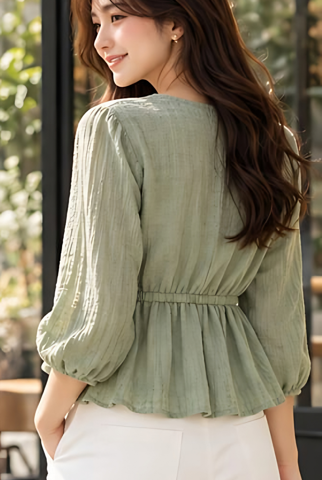 Moon Drawstring Top