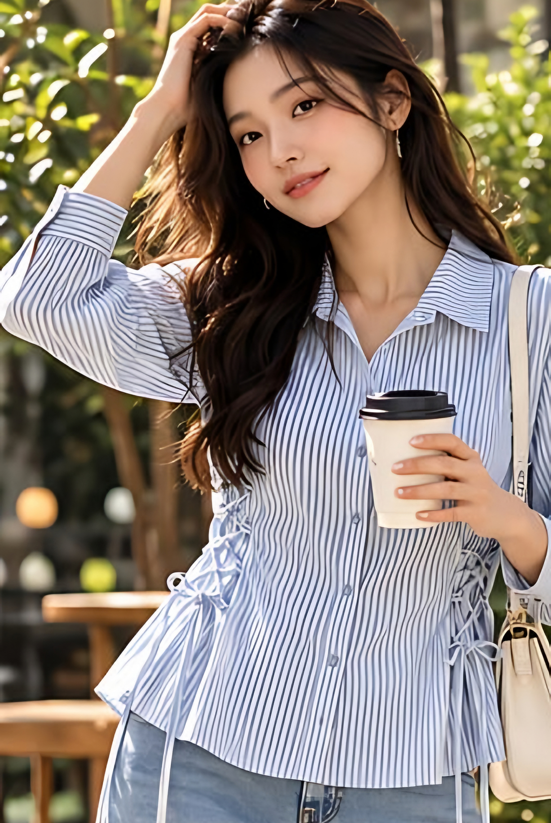 Striped Side-Dori Shirt