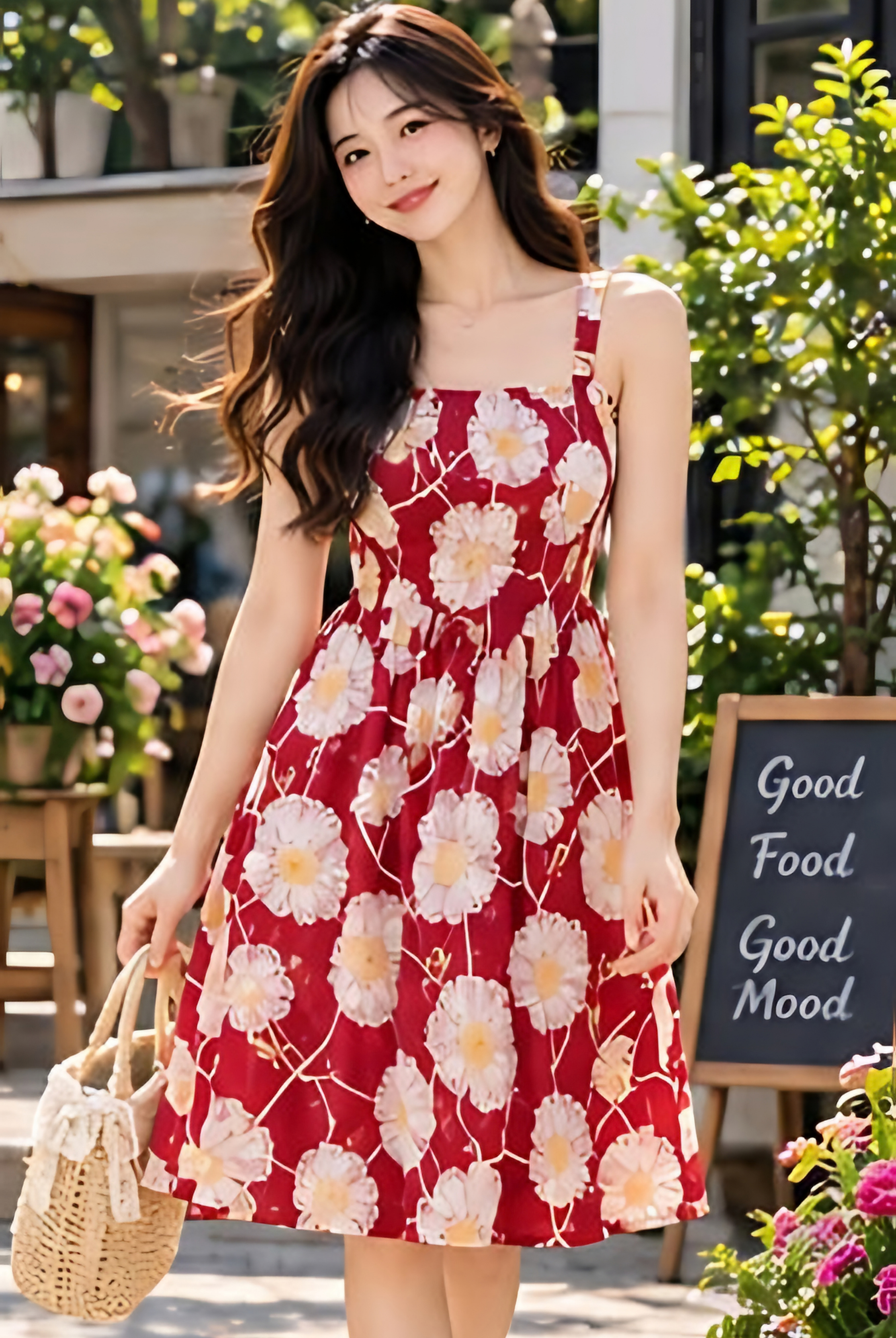 Tanisha Floral Smocked Tunic