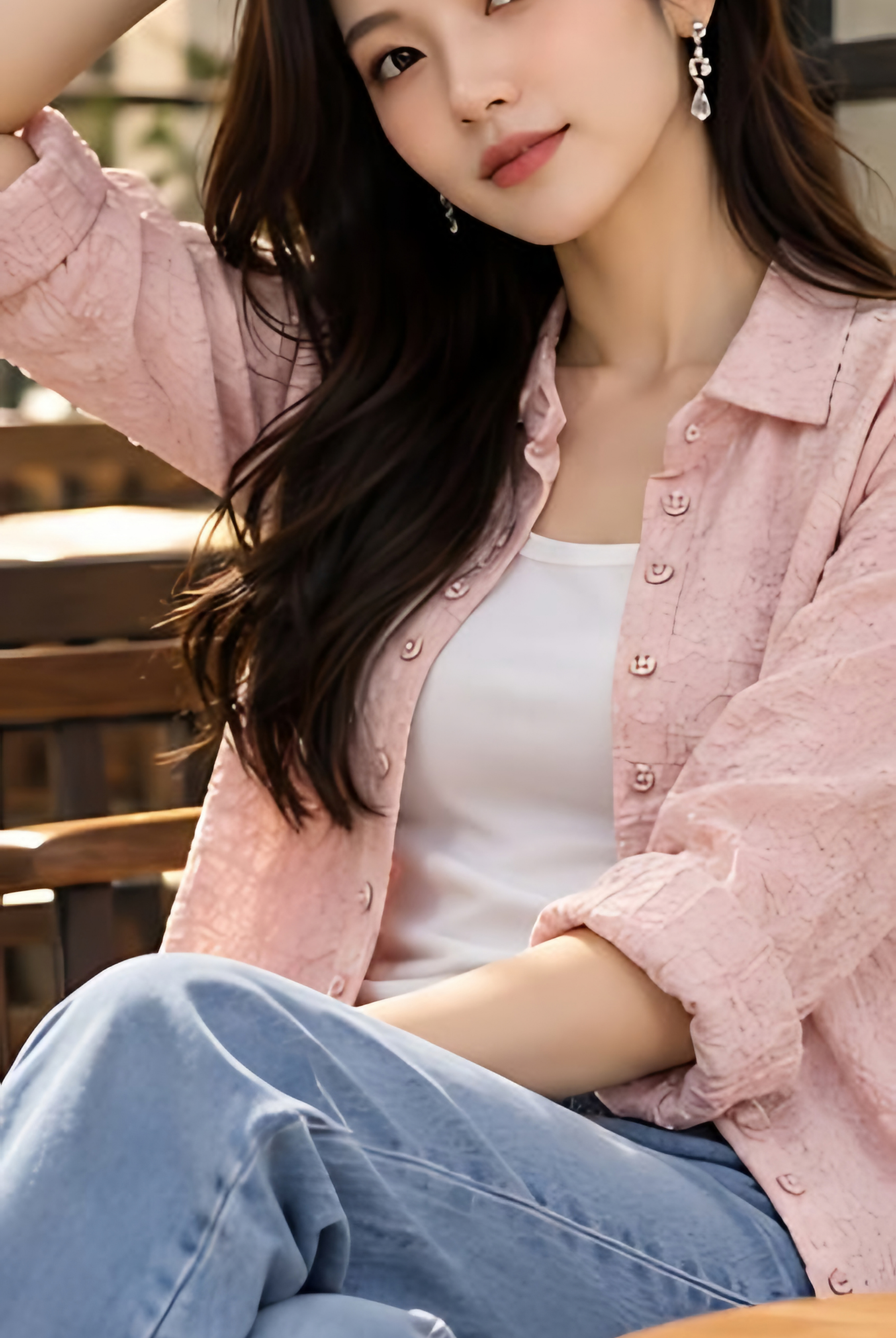 Embellished Shirt + Inner