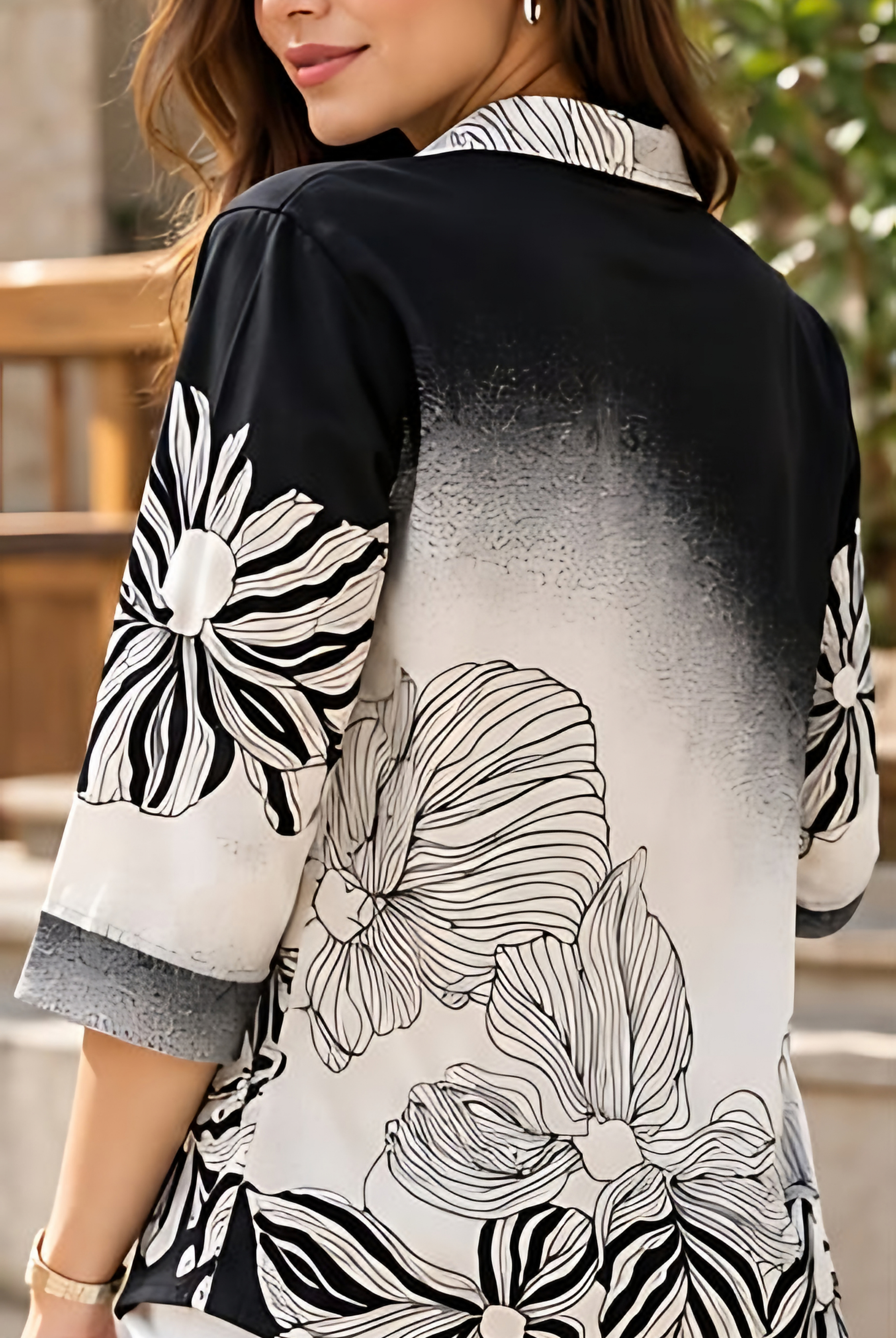 Floral Side-Dori Shirt