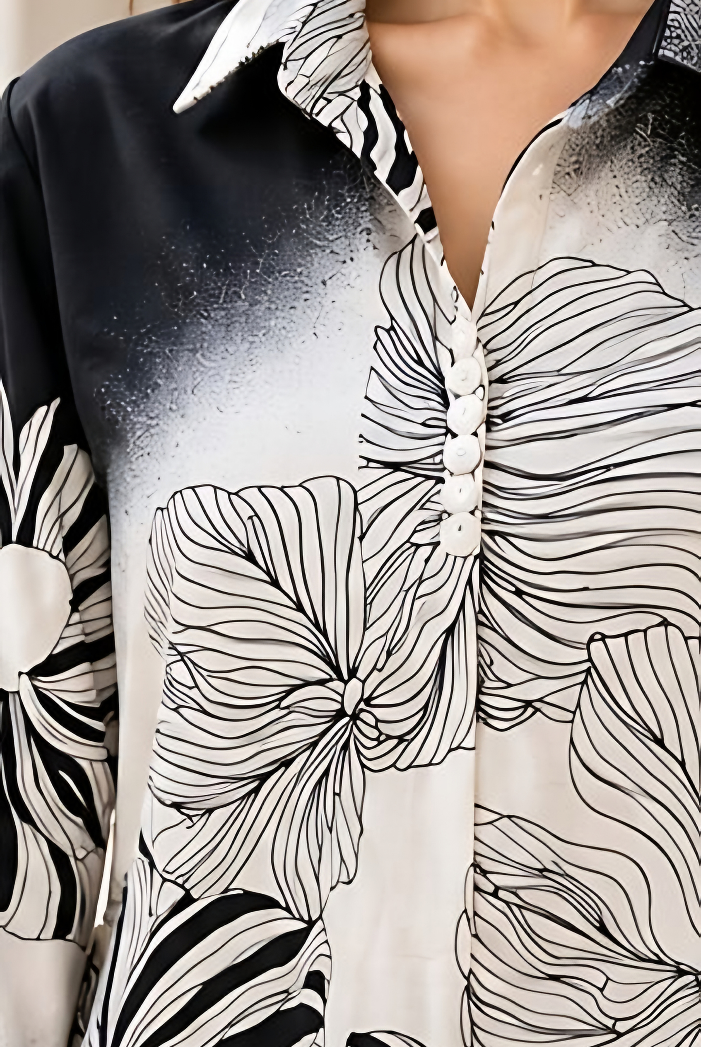 Floral Side-Dori Shirt