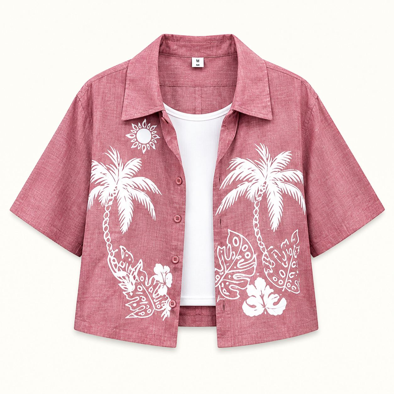 Tropical Crop Shirt + Inner