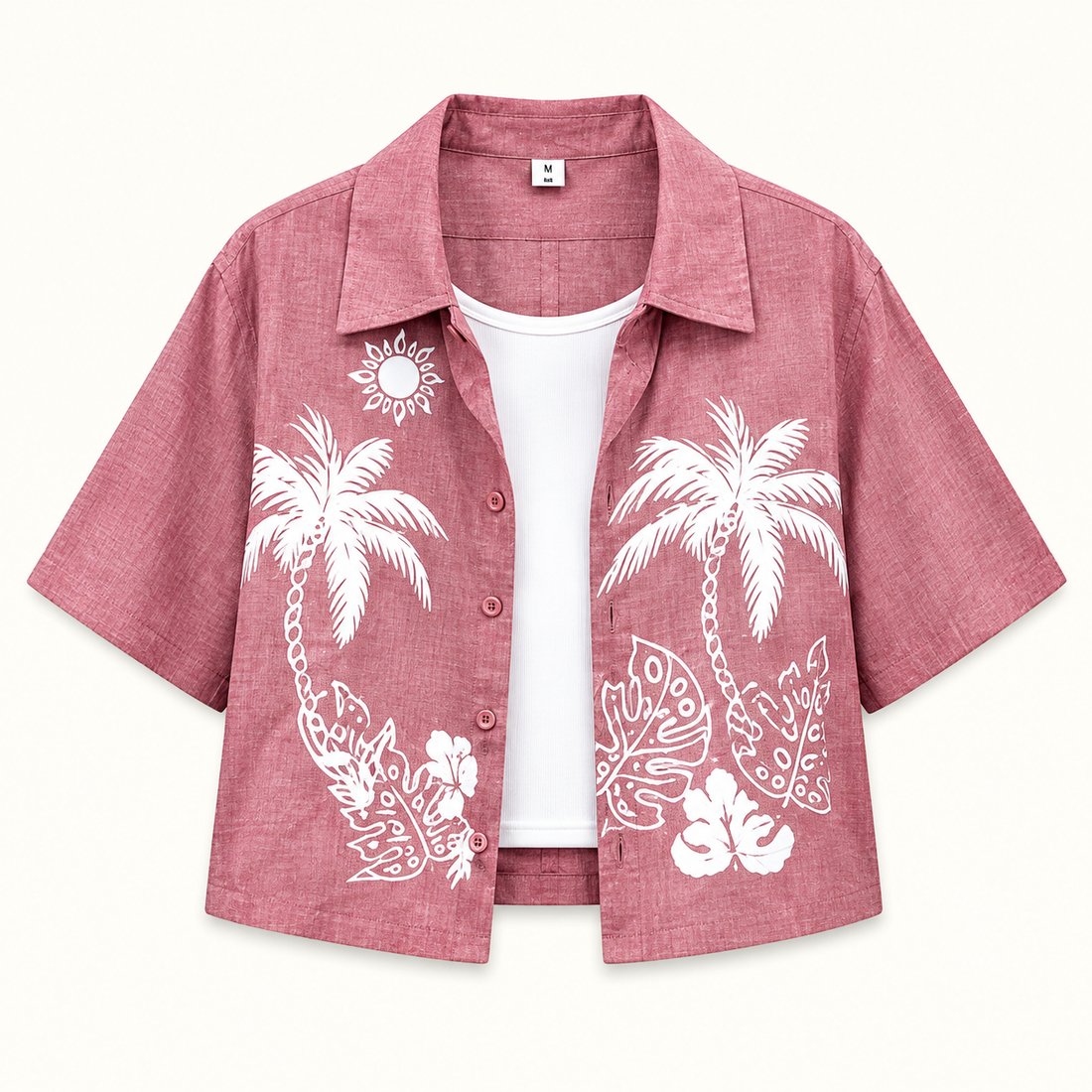 Tropical Crop Shirt + Inner
