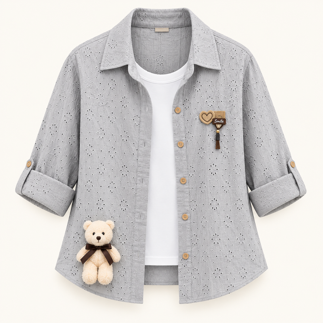 Relaxed Shirt + Graphic Inner