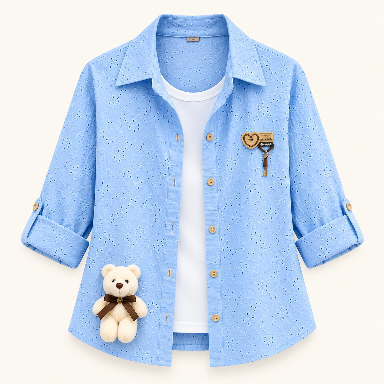 Relaxed Shirt + Graphic Inner